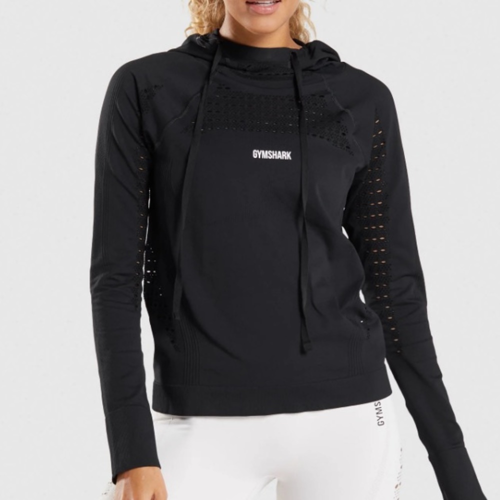Gymshark Black Energy+seamless Hoodie